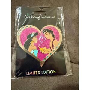 WDI MOG Jasmine Aladdin Valentines Day Pin LE 300
